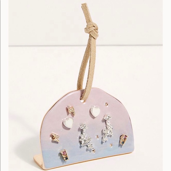 Free people dreamer ceramic stud earring set